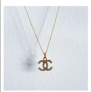 Authentic Reworked Delicate Gem CC Necklace